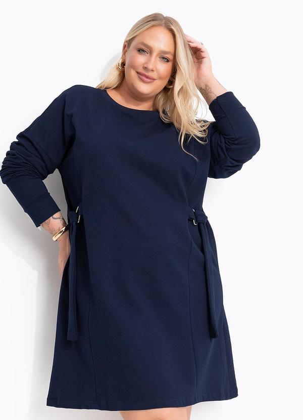 Vestido Marinho em Moletinho