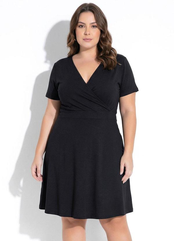 Vestido Preto em Malha