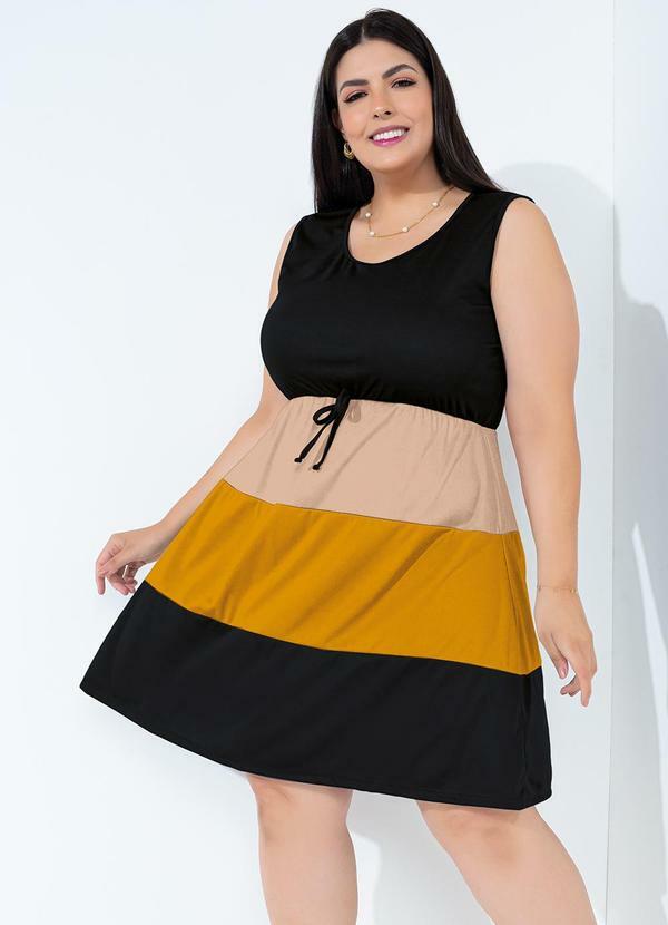 Vestido Preto em Malha