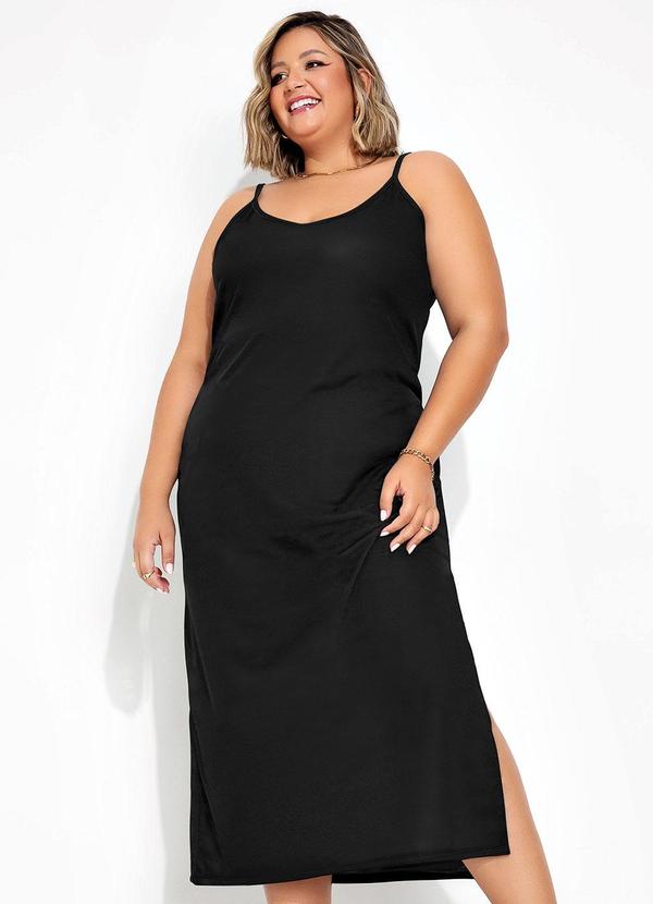 Vestido Preto em Malha