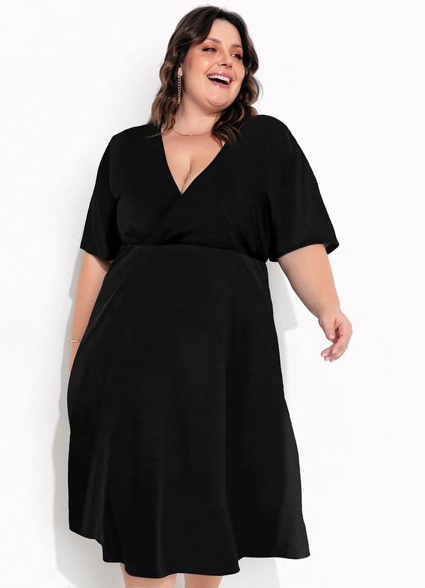 Vestido Preto em Malha