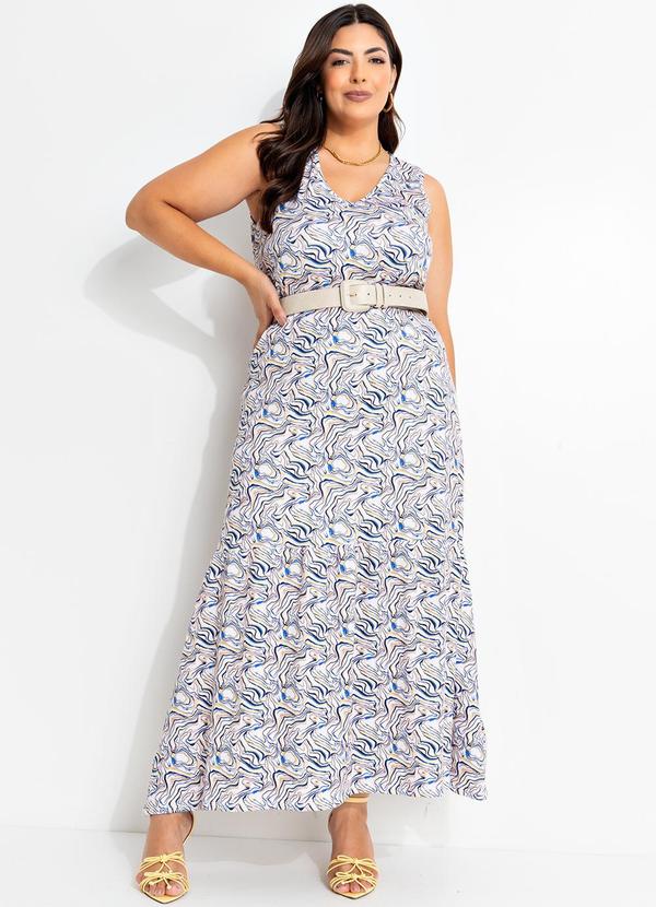 Vestido Branco em Malha Crepe