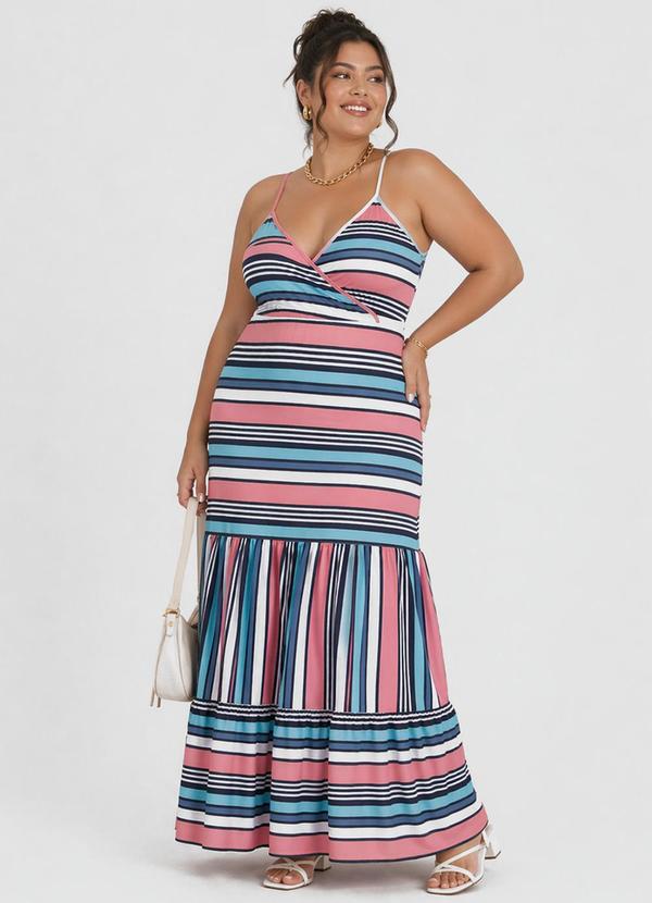 Vestido Feminino Longo de Alcinha Midsize Rosa