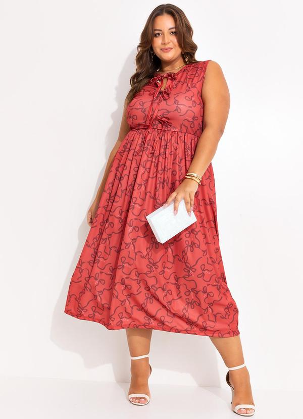 Vestido Laço em Jersey Acetinado