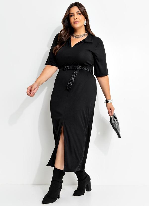 Vestido Preto em Malha