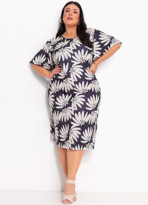 Vestido Bananas em Jersey Acetinado