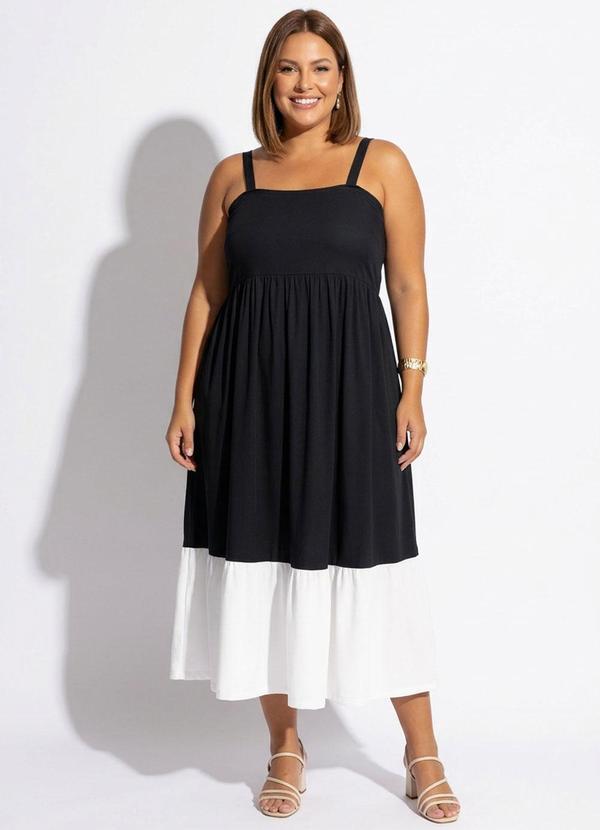 Vestido Preto em Malha