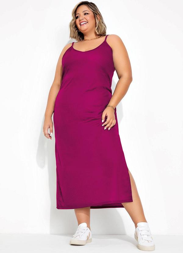Vestido Púrpura em Malha