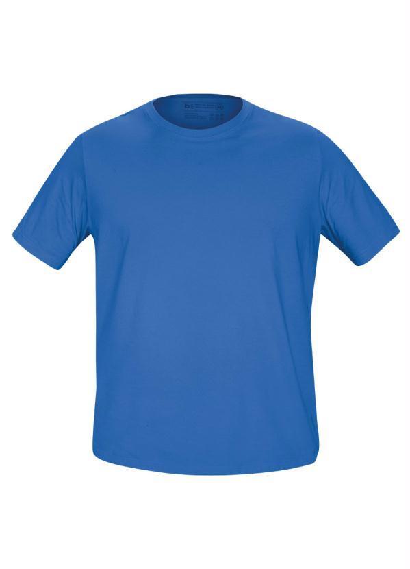Camiseta Plus Size Azul Royal