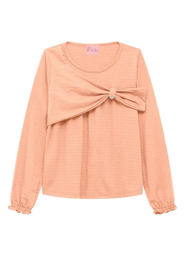 Vista 2 Bata Infantil Ana Bola com Pingente Rosa Duduka Duduka