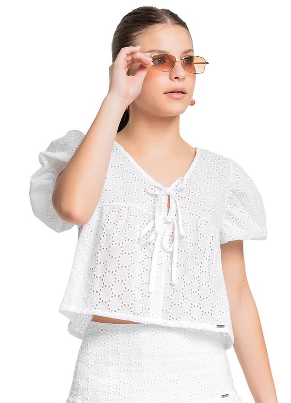 Bata Juvenil em Laise Branco