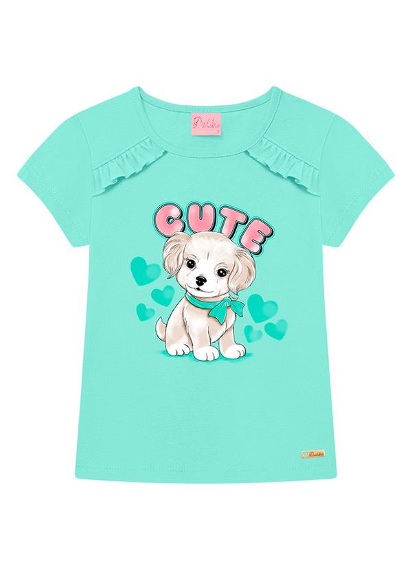 Blusa Infantil Menina Azul