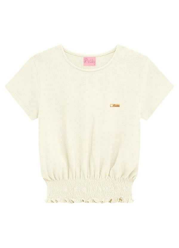 Blusa Infantil Menina Bege