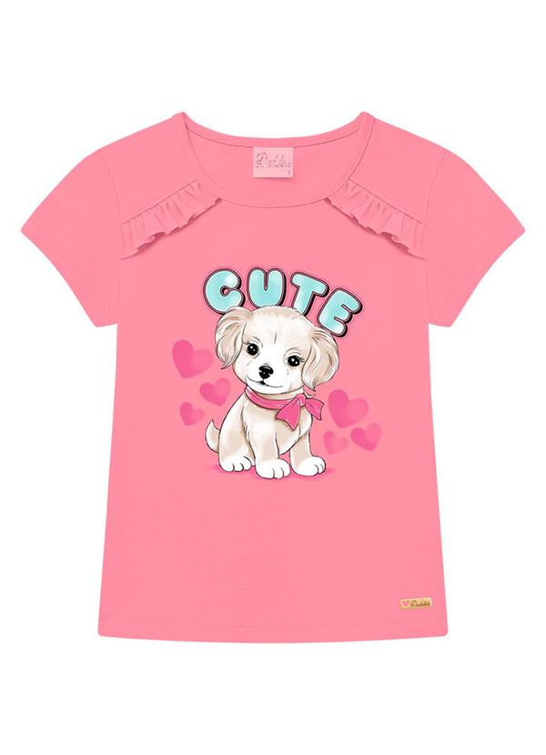 Blusa Infantil Menina Rosa