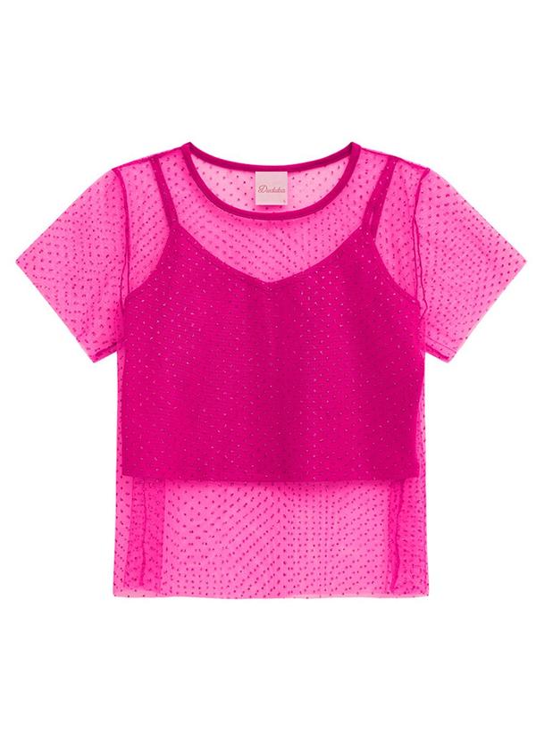 Blusa Infantil Menina Rosa