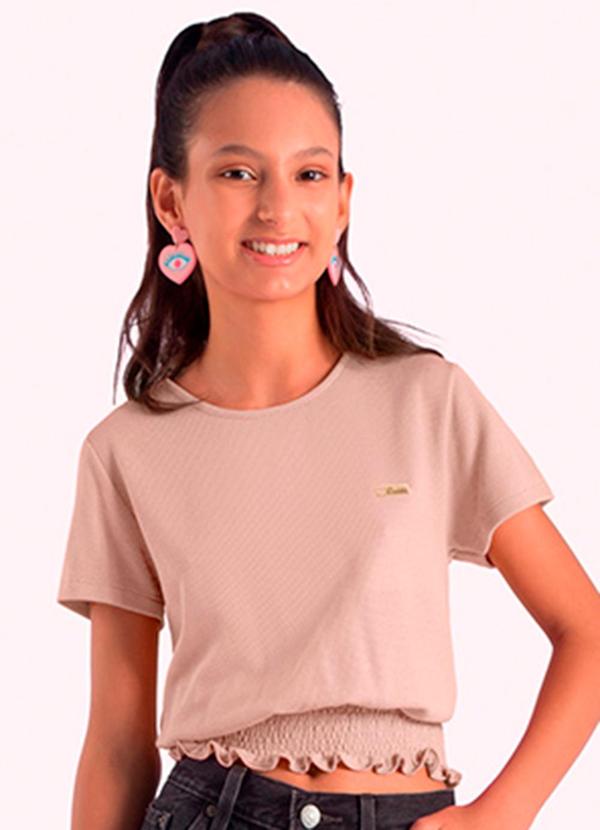 Blusa Infantil Menina Rosa