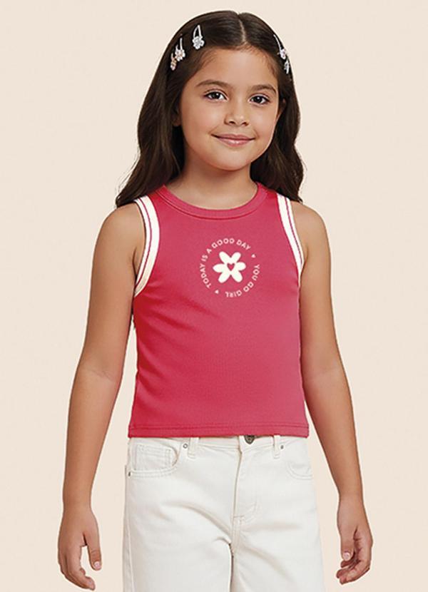 Blusa Cropped Canelada Today Is a Good Day Rosa