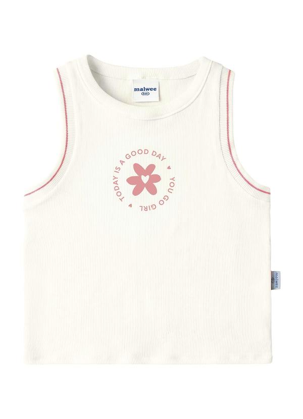 Blusa Cropped Canelada Today Is a Good Off White