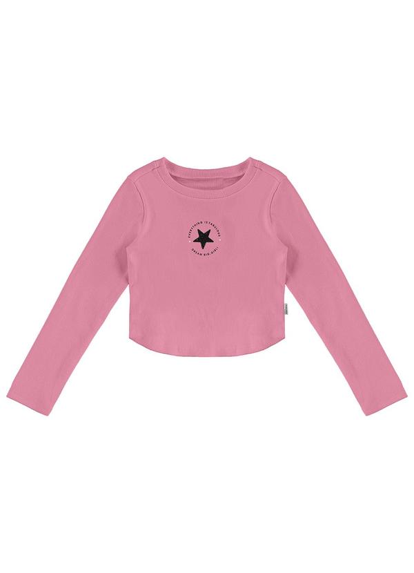 Vista 2 Blusa Cropped Fabulous MeninaRosa Malwee Kids Malwee Kids
