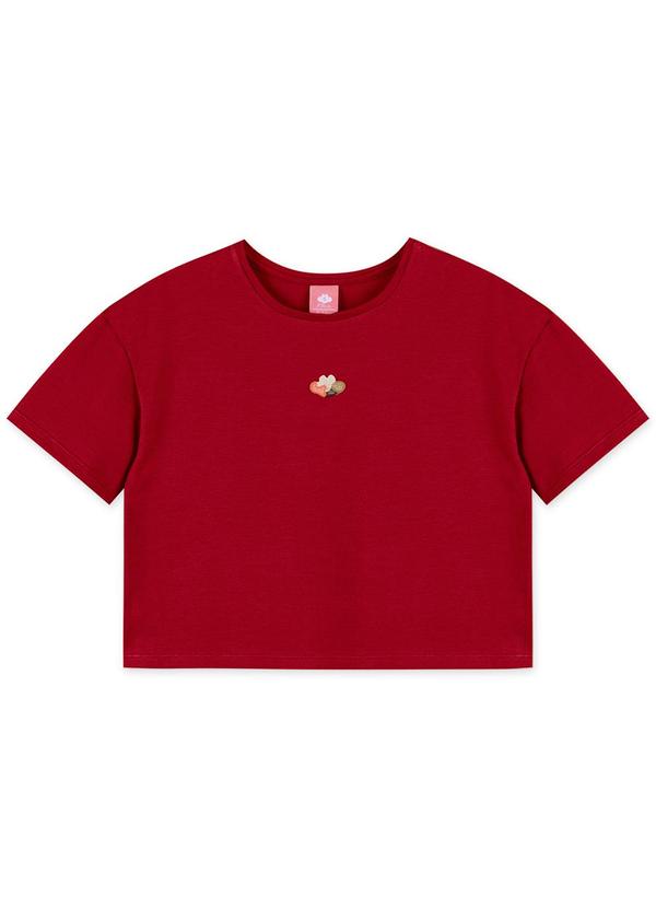 Blusa Cropped Vermelho