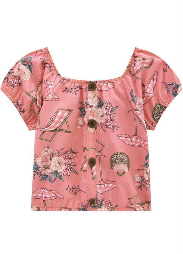 Blusa Infantil MeninaRosa