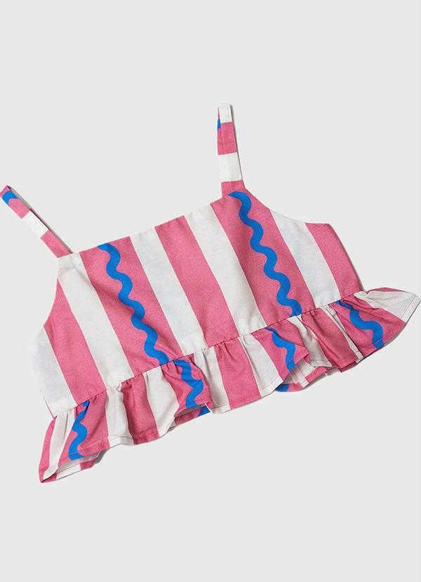 Top Cropped Sianinha Rosa