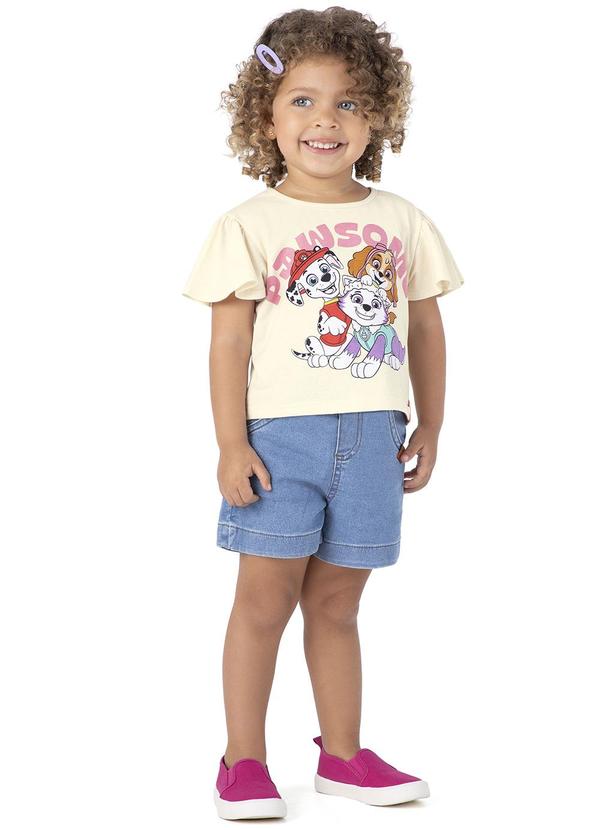 Blusa Areia Box Patrulha Canina® Menina