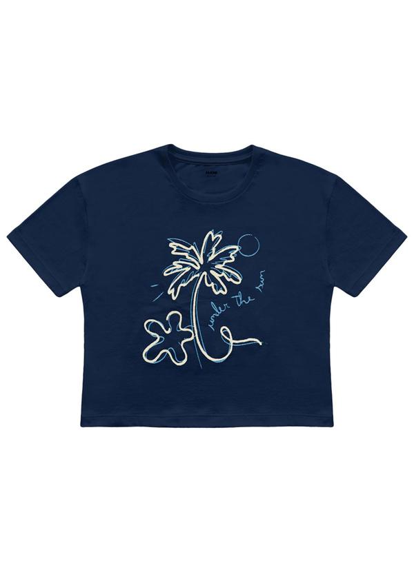 Vista 2 Blusa Azul Fakini Kids Fakini Kids