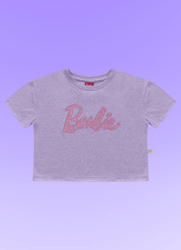Vista 2 Blusa Barbie Roxo Fakini Kids Fakini Kids