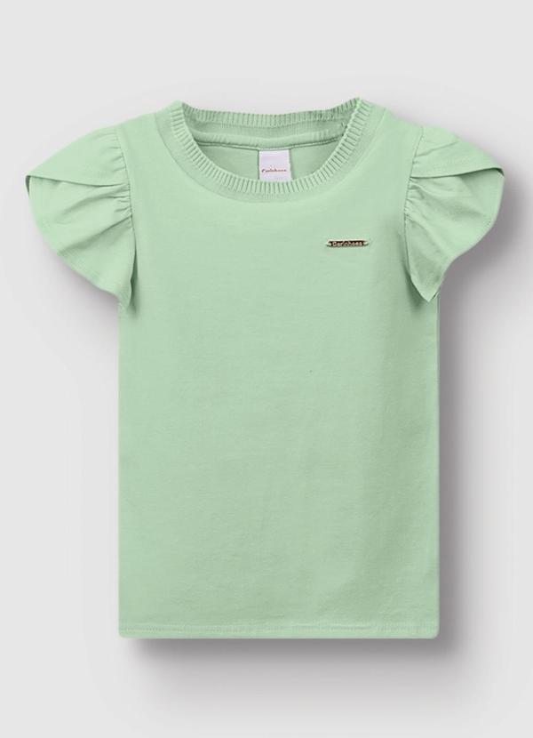 Blusa Básica em Cotton Verde Menta