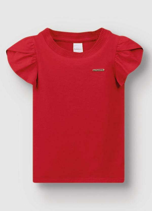 Blusa Básica em Cotton Vermelho