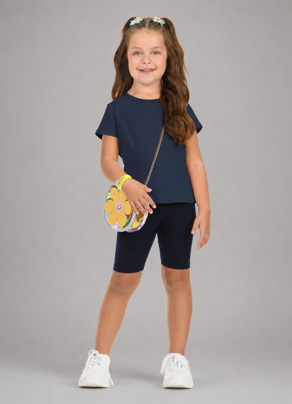 Blusa Básica Infantil MeninaAzul