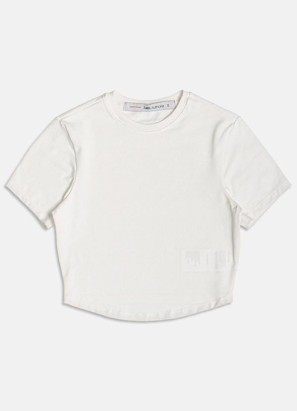 Vista 2 Blusa Básica Off White Off White I Am I Am