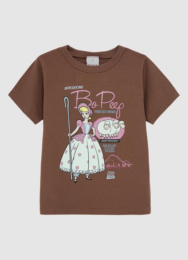 Blusa Bo Peep® em Malha Marrom