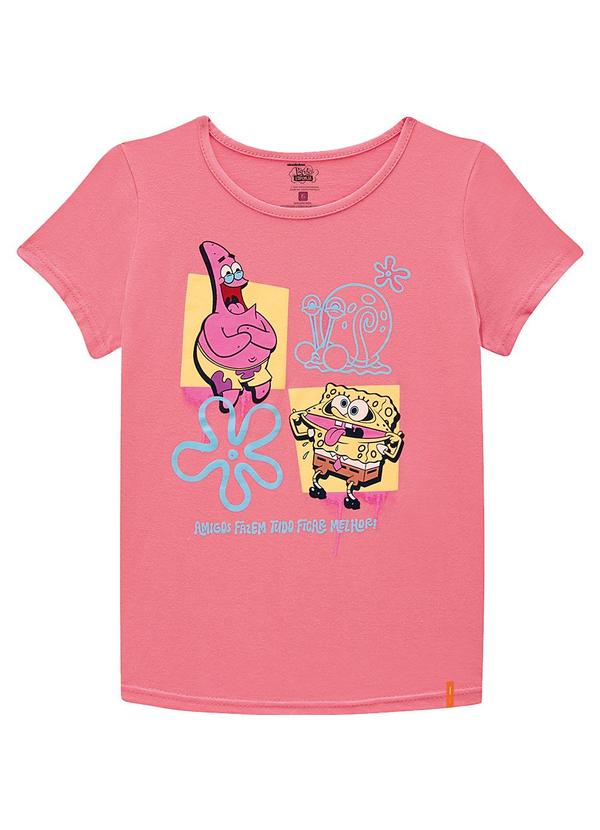 Blusa Bob Esponja® & Patrick® Rosa