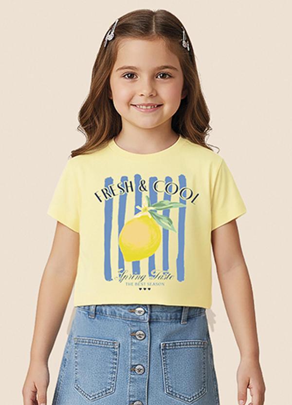 Blusa Box Fresh & Cool Amarelo Claro