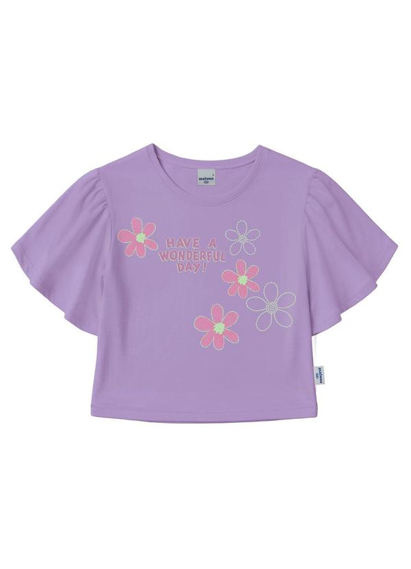 Blusa Box Have a Wonderful Day Lavanda