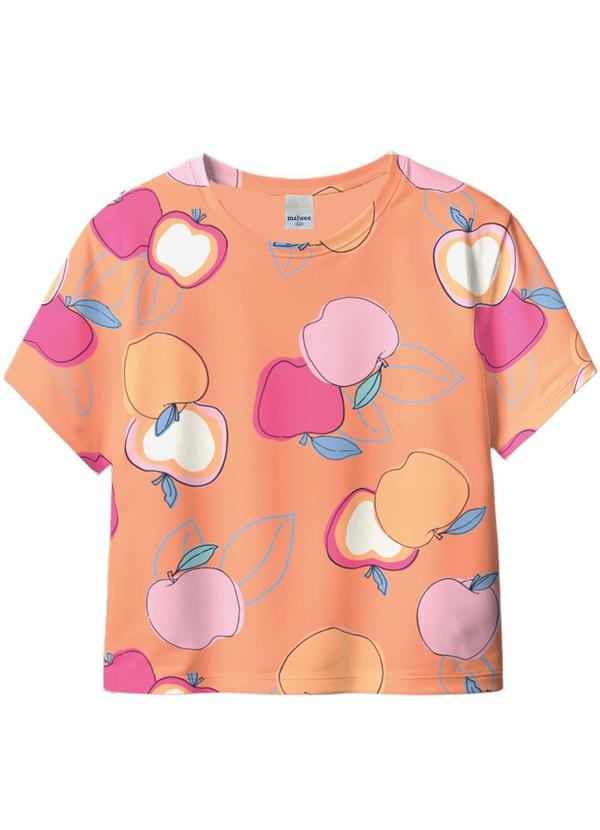 Blusa Box Maçãs Laranja