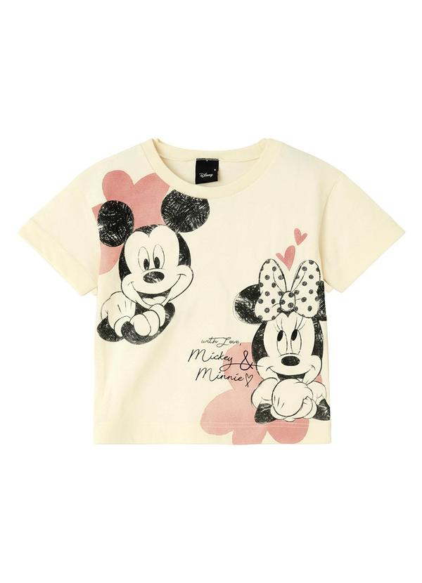 Blusa Box Minnie & Mickey Disney® Off White