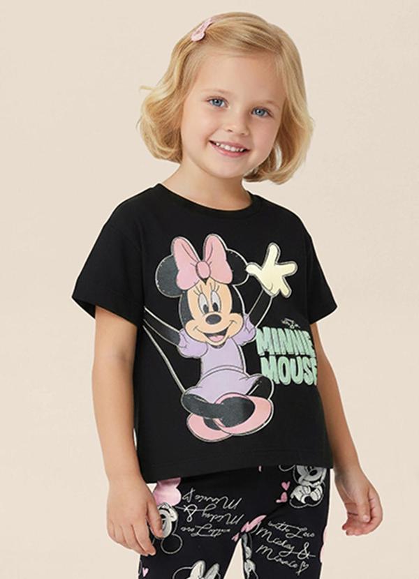 Blusa Box Minnie Mouse Disney® Preto