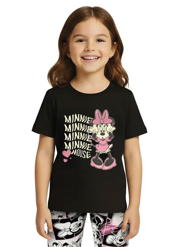 Blusa Box Minnie Mouse® Preto
