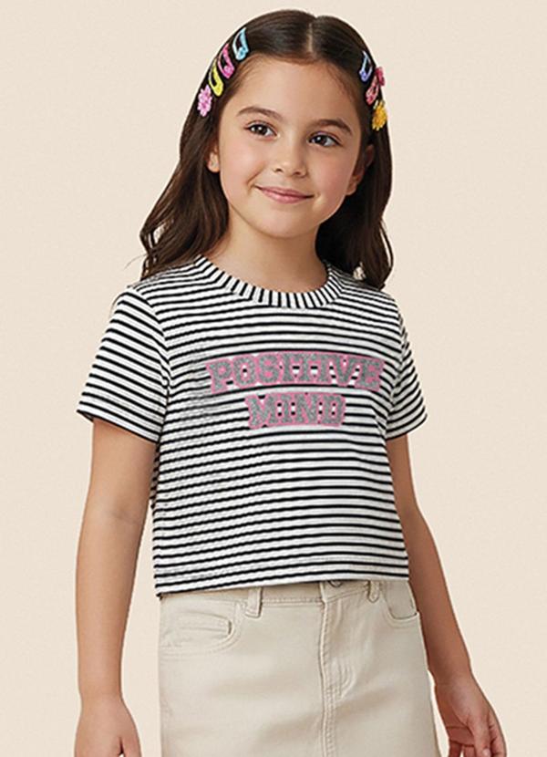 Blusa Box Positive Mind Preto