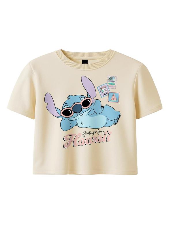 Blusa Box Stitch® Bege