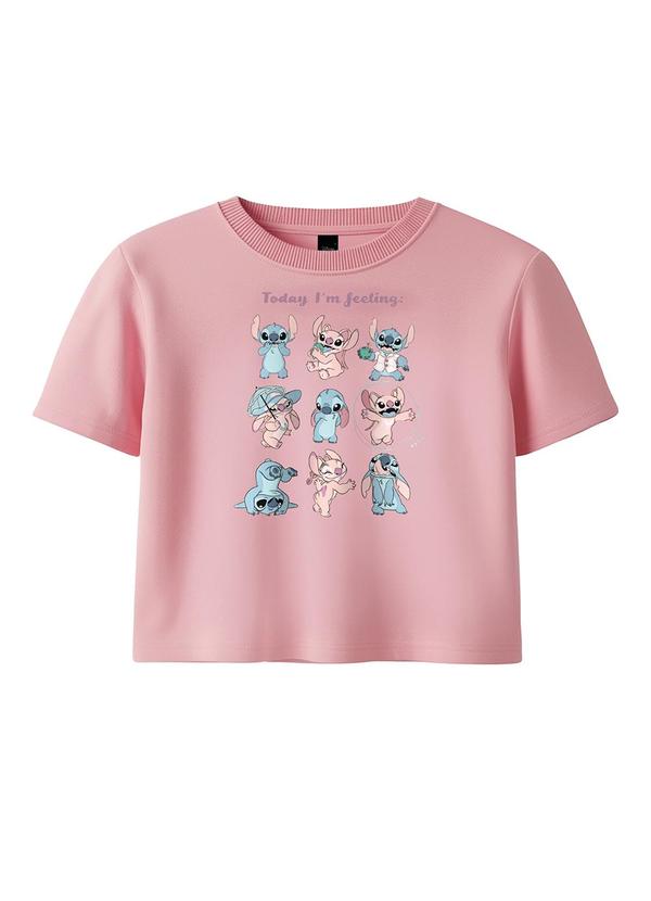 Blusa Box Stitch® Rosa Claro