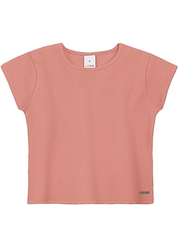 Vista 2 Blusa com Aroma Manga Curta Laranja Marisol Marisol
