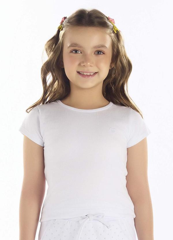 Vista 2 Blusa Cotton Leve Branco Pulla Bulla Pulla Bulla