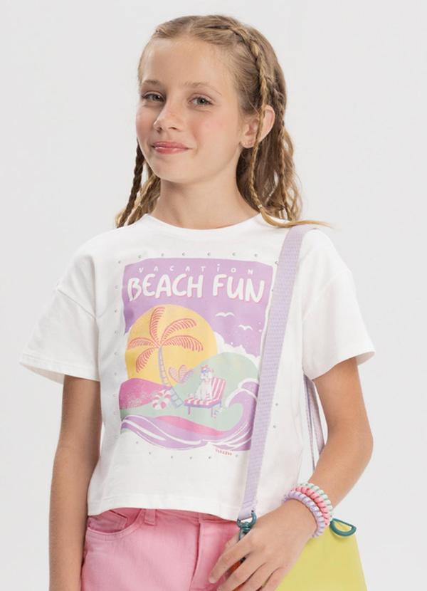 Blusa de com Torção Posterior Branco