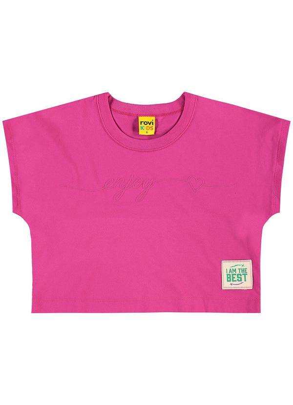 Blusa Feminina Meia Malha Moletom Rosa