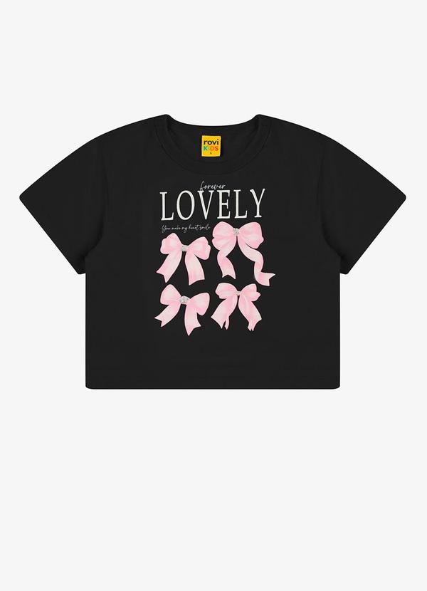 Vista 2 Blusa Feminina Meia Malha Preto Marialícia Marialícia