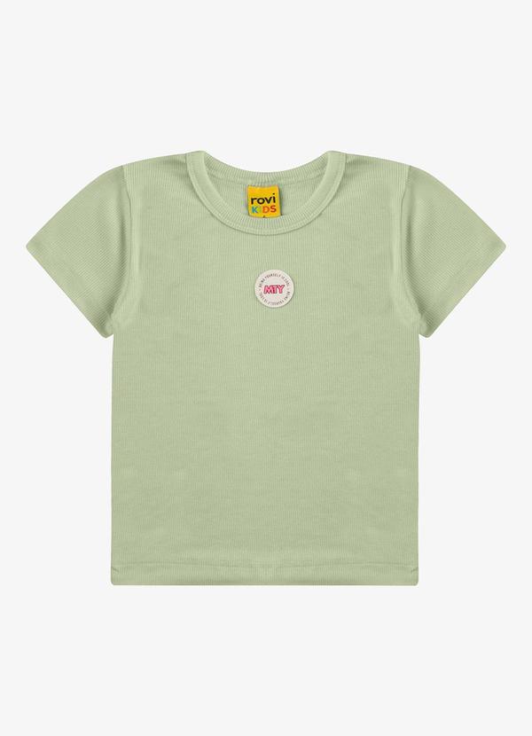 Blusa Feminina Ribana de Viscose Verde